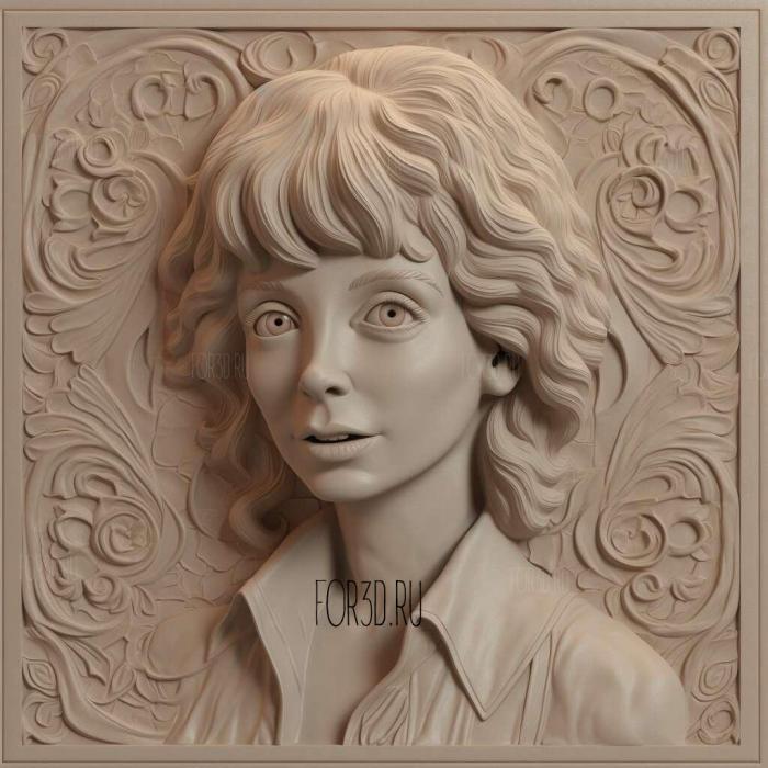 Reba McEntire 1 stl model for CNC